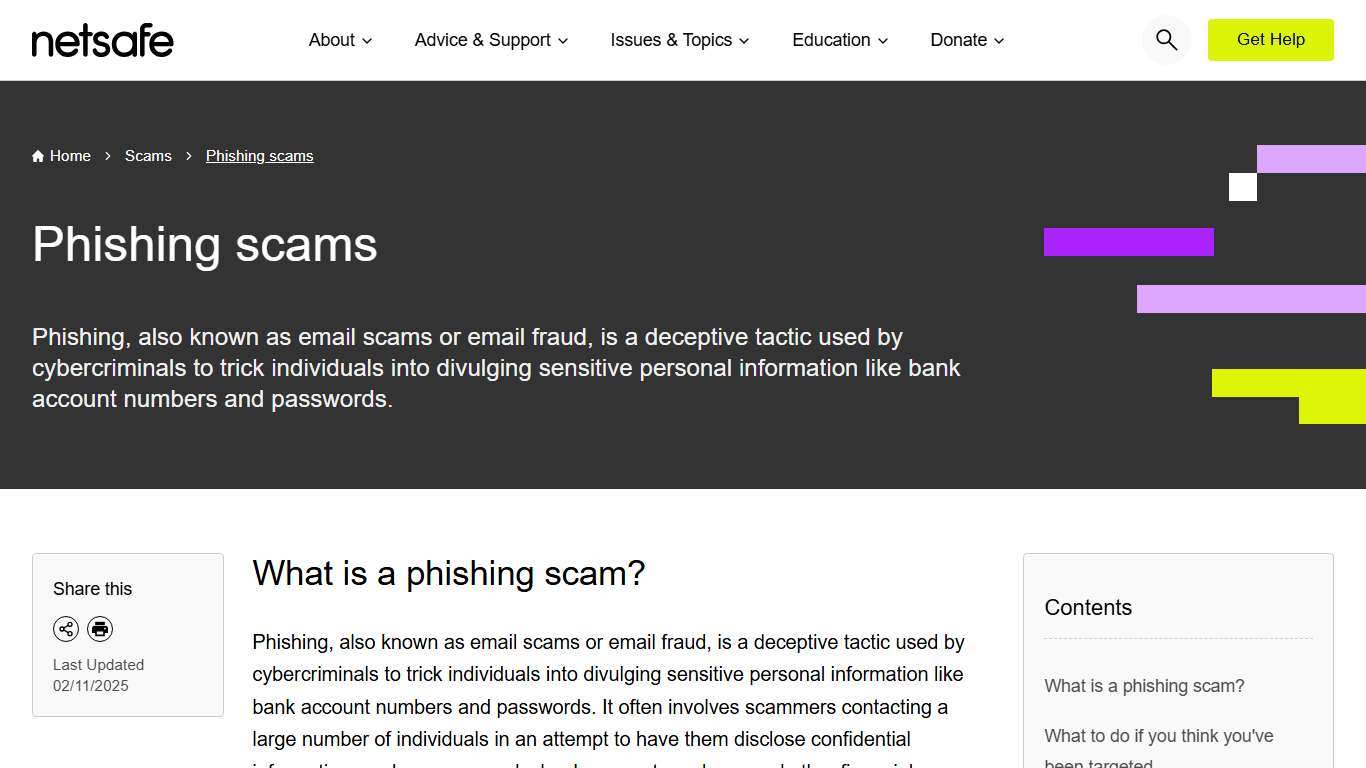 Phishing Scams How To Spot Them & Get Help With Netsafe Netsafe